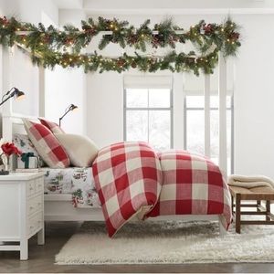 Pottery Barn-Bryce Buffalo Check Cotton Duvet Cover - King